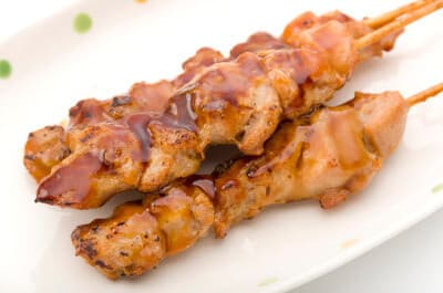 14. Yakitori Poulet (3 pièces)