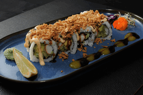 S55. Crunch Cali roll (8 pièces)
